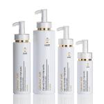 Luxury 250ml 500ml White Round Empty Conditioner Shower Gel Plastic Packaging