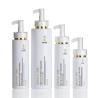 Buy cheap Luxury 250ml 500ml White Round Empty Conditioner Shower Gel Plastic Packaging Gold Hdpe Shampoo Bottle from wholesalers