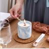Buy cheap Empty Round Ceramic Candle Holder Cottage Handmade Colorful Candle Container from wholesalers