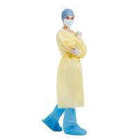 Buy cheap 120x140cm Sterile Disposable Gowns , long ties Hospital Isolation Gown product