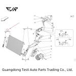 Car Air Conditioning Condenser For Maserati Ghibli Levante Quattroporte Made In