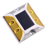 Aluminum 1.2V 600MAH Solar Road Studs Blue Reflective Road Studs