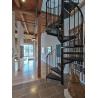Buy cheap Indoor / Outdoor Modern Steel Spiral Stairs With Stainless Balustrade from wholesalers