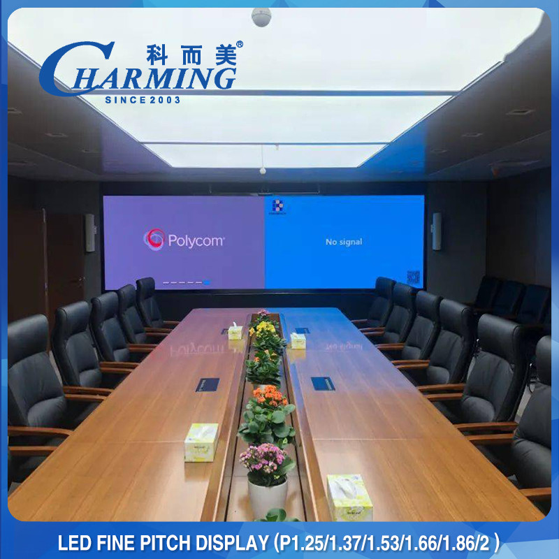 Small Fine Pitch LED Display 4K P1.86 Media Wall Indoor HD LED Display