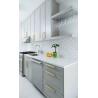 Buy cheap E1 Grade Plywood Base White Lacquer Kitchen Cabinet Set With ISO9001 from wholesalers