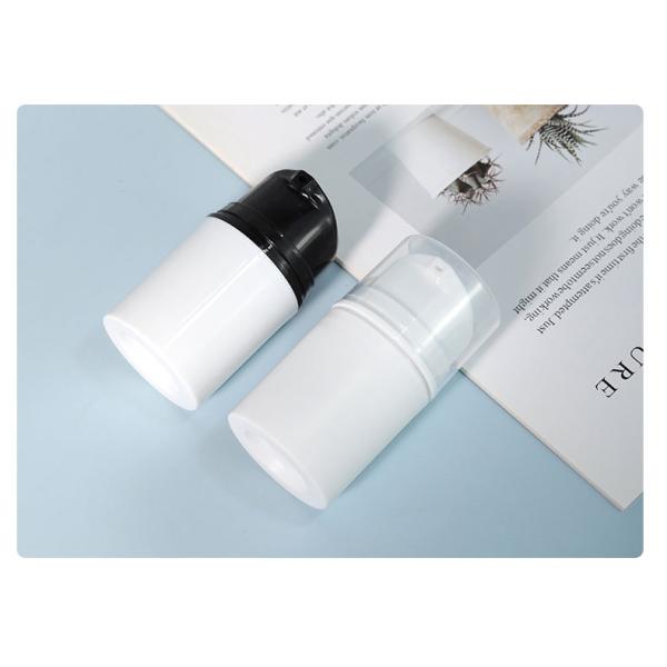 30ml 50ml 100ml 200ml Plastic Airless Pump Bottle White Cosmetic Lotion Packaging Bottle