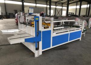 China Semi Automatic Carton Folder Gluer Machine For Corrugated Boxes on sale
