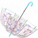 Gift Dome Style Transparent Unicorn Umbrella , Clear Plastic Bubble Umbrella