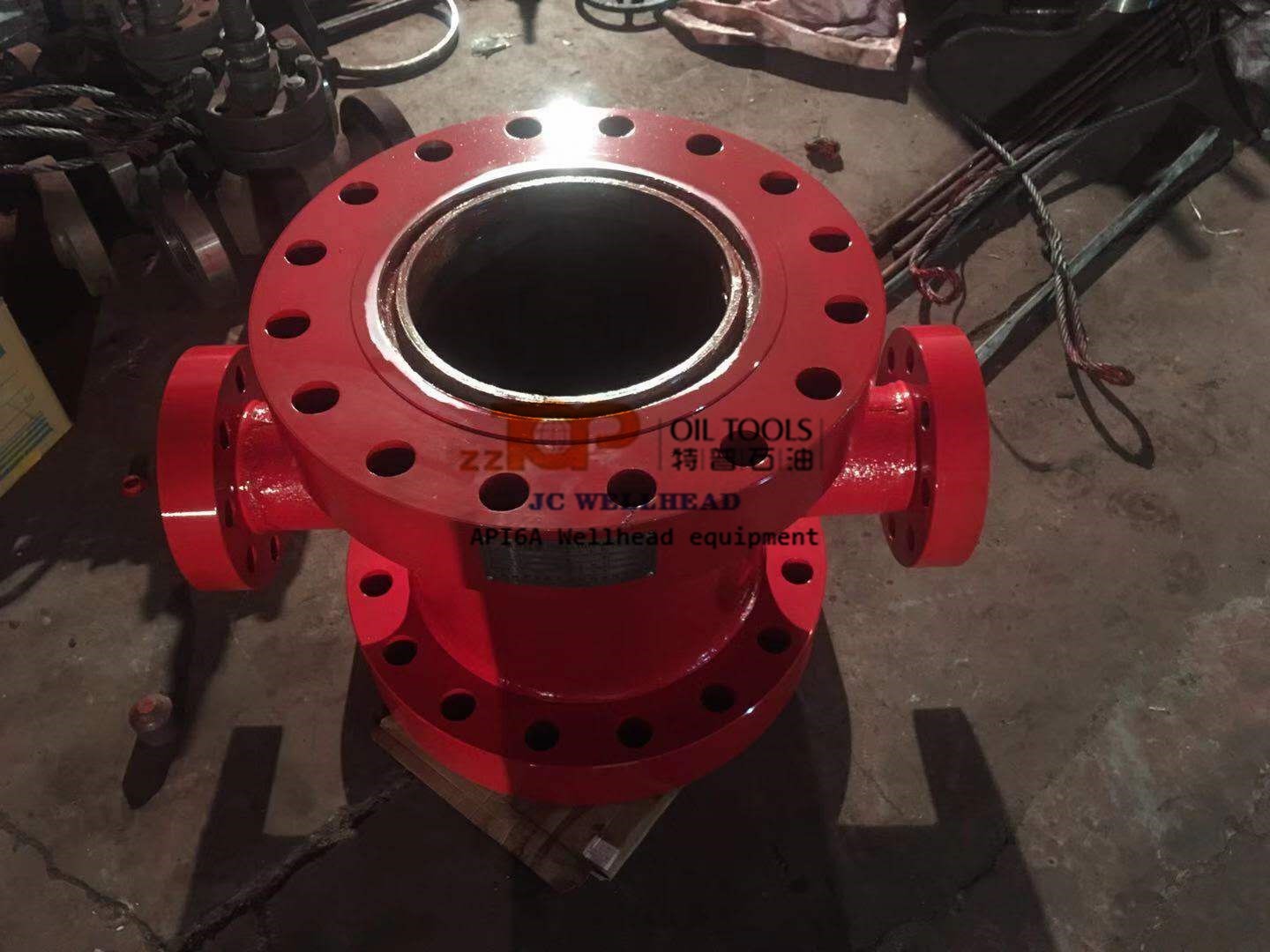 Mud Cross Alloy Steel Forging Drilling Spool API 16A 13 5/8" x 5000psi
