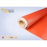Buy cheap Red Flexible Connector Thermal Insulation Fabric Silicone Coated Glass Cloth from wholesalers