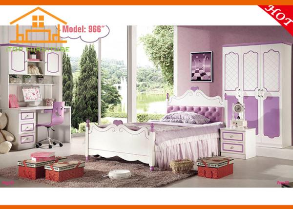 Buy cheap Colourful Antique design Wooden kids bedroom Promotional Queen antique princess Top quality children's bedroom from wholesalers