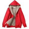 Buy cheap Small Quantity Clothing Production Women'S Long Sleeve Hoodies Solid Color Fleece Loose Coat from wholesalers