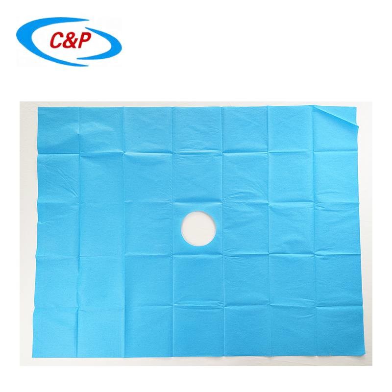 Soft Sterile Incise Fenestrated Blue Surgical Drapes Fluid Repellent