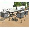 Buy cheap Outdoor Furniture Luxury PE Woven Wicker Chairs And Table Set For Garden Patio Dining from wholesalers