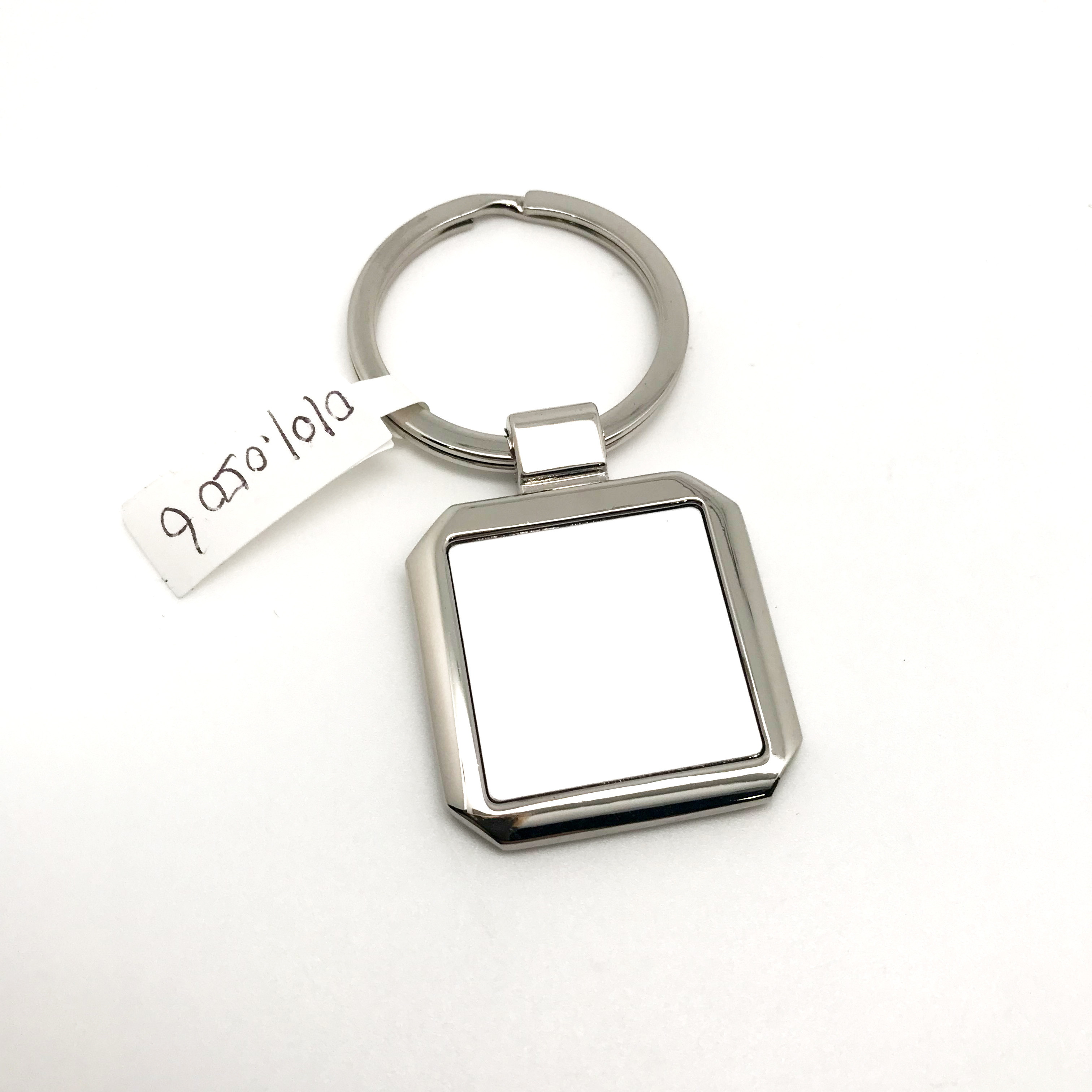 OEM/ODM Available Siliver Metal Keychain Holder with Customized Logo for Business Needs