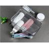 Buy cheap Fashion Packing Cosmetic Bag EVA Pouch, OEM promotional transparent plastic Heat Seal sewing zipper clear pvc cosmetic b from wholesalers