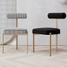 Buy cheap Stackable Ultra Modern Dining Chairs Restaurant Dining Chair 125mm Back Height from wholesalers