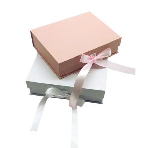 Wholesale Handbag Necklace Jewelry Ribbon Folding Magnetic Gift Box Rectangular from china suppliers