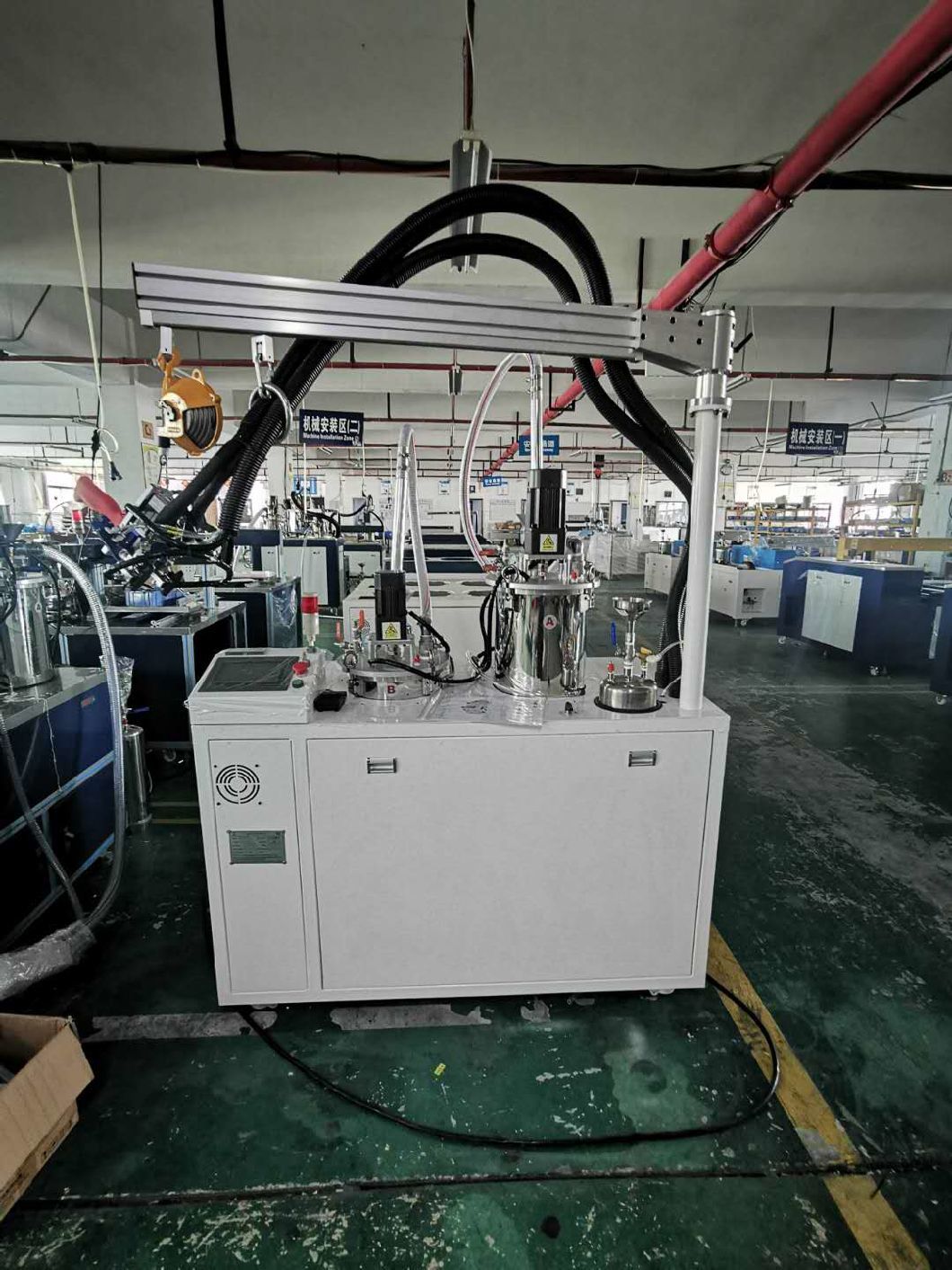 Pjl1200 Semi Auto 2 Component Resin Dispenser with Hand Gun for Electornic Part Potting