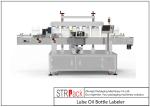 Lube Oil Bottle Labeling Machine Front Back Two Sides