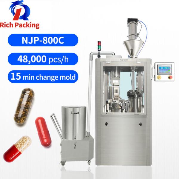 Buy cheap NJP800 auto capsule filling machine 000 capsule manufacturing machine from wholesalers