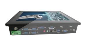 China Fanless 12.1 Industrial Hmi Touch Panel IP65 Front For Rail Airport CCTV on sale