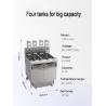 Buy cheap Auto Lift 4 pots 4 baskets Digital Computer Panel Electric open Fryer Commercial Frying Equipment from wholesalers