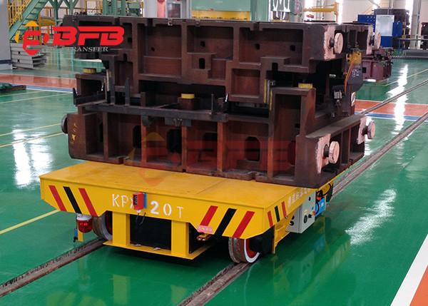 Buy cheap Industrial Project Application Workshop Warehouse Battery Transfer Cart Rail For Mould from wholesalers