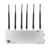Buy cheap Desktop 6 Channel Mobile Phone Signal Jammer 100-200 Sqm Rang 40w Durable Housing from wholesalers