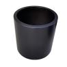 Buy cheap Different heights and sizes modern metal garden planter black small flower pot from wholesalers