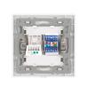 Buy cheap Heat Resistant Socket Accessories Corrosion Resistant RJ11TV Dual Socket from wholesalers