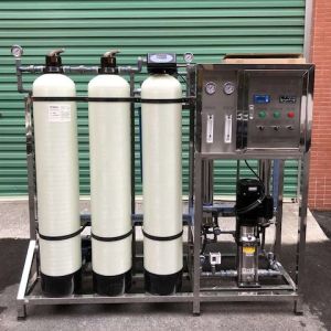 Buy cheap Reverse Osmosis Ro Water Treatment Plant 500LPH With FRP Tank from wholesalers