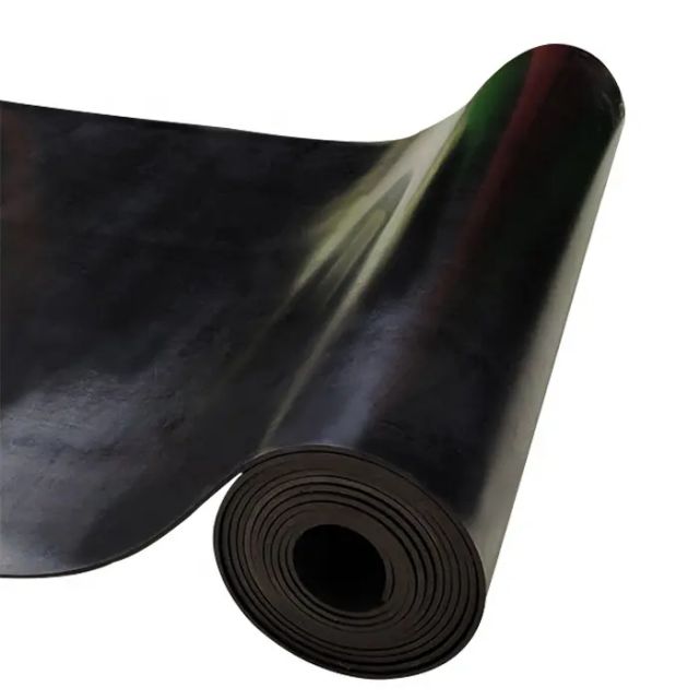Sale Black Shock Absorption Rubber Matting Customized with EPDM Silicone Rubber Sheet