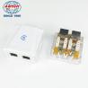 Buy cheap Double Port FTP Surface Mount Box CAT6 3U Gold Plating from wholesalers