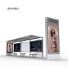 Buy cheap 250W Solar Powered Smart Bus Shelter With City Light Board from wholesalers