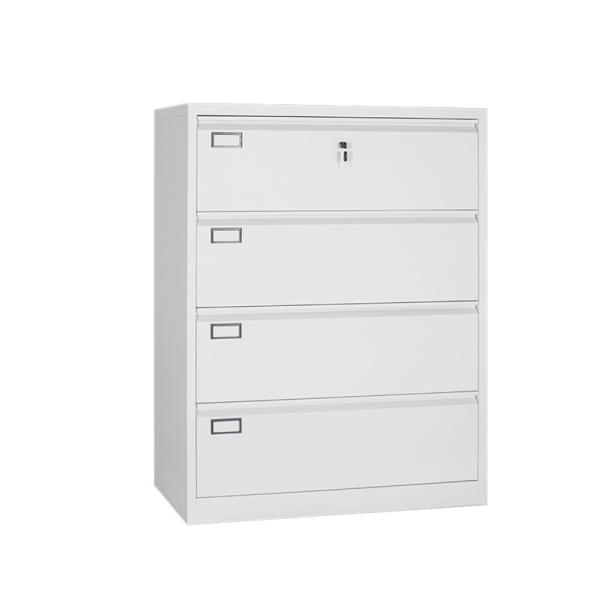 Buy cheap Cold Rolled Steel Four Drawers Storage Cabinet Cyber Lock Lateral Metal from wholesalers