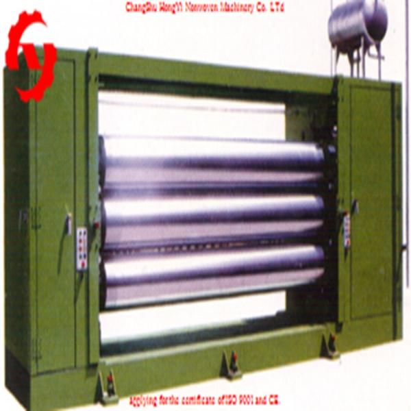 Buy cheap Energy Conservation 4.5m Textile Calendering Machine Non Woven Heat Embossing On Fabric from wholesalers