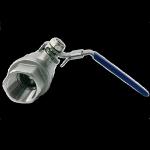 Stainless Steel 304 316 2PC Female Threaded Ball Valves DN8-DN100 PN63 DIN3202