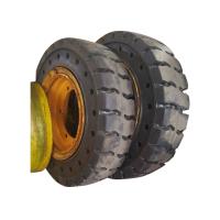 Buy cheap 6.50-16 Solid Rubber Tricycle Tires High Tensile Strength Long Useful Life product