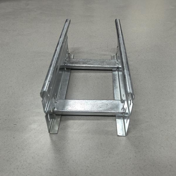 Galvanized Steel Ventilated Trough Cable Tray Corrosion Resistant Ladder Rack