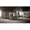 Buy cheap Customized Stylish Kitchen Cabinet Modern Glass Winecase With Bar Table from wholesalers