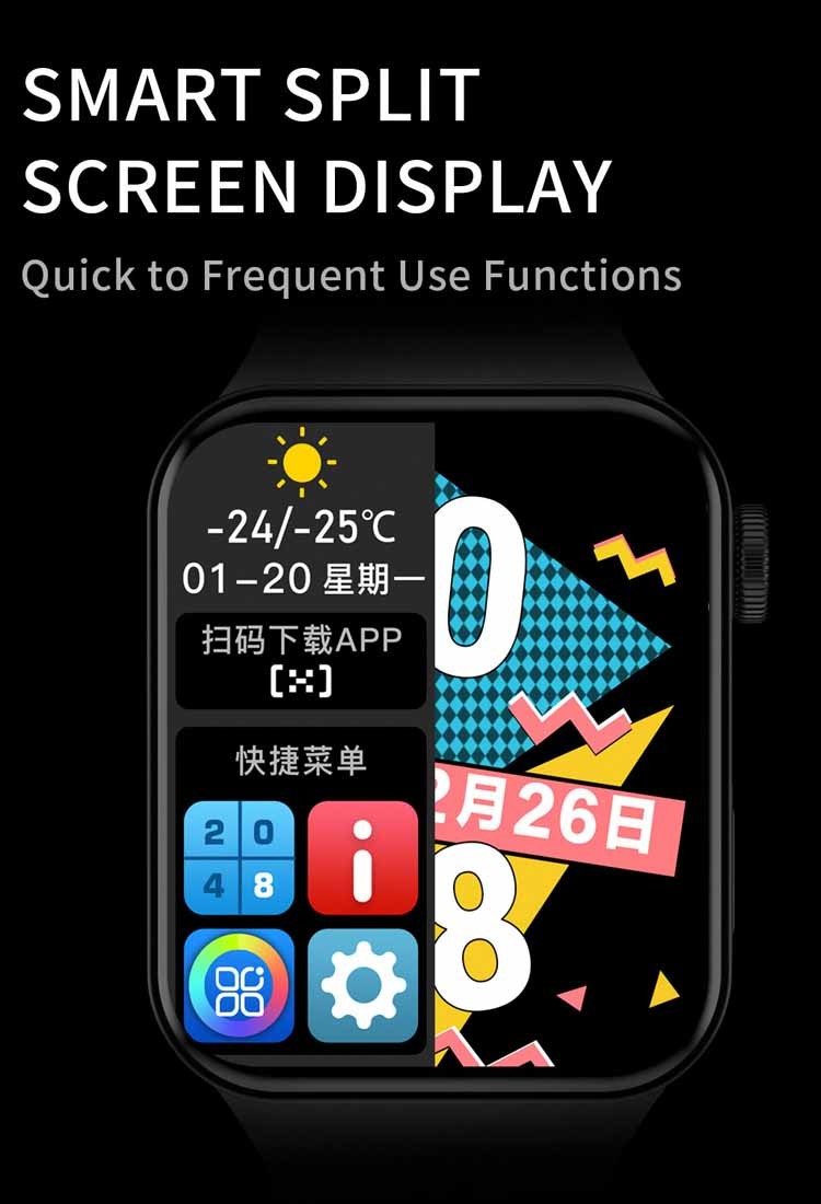 1.69 inch TFT Military Pink Smartwatch Series 6 For Galaxy Watch With Calling Facility