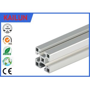 Buy cheap Square Aluminum Industrial Profile , 4040 T Track Aluminum Extrusions Linear product