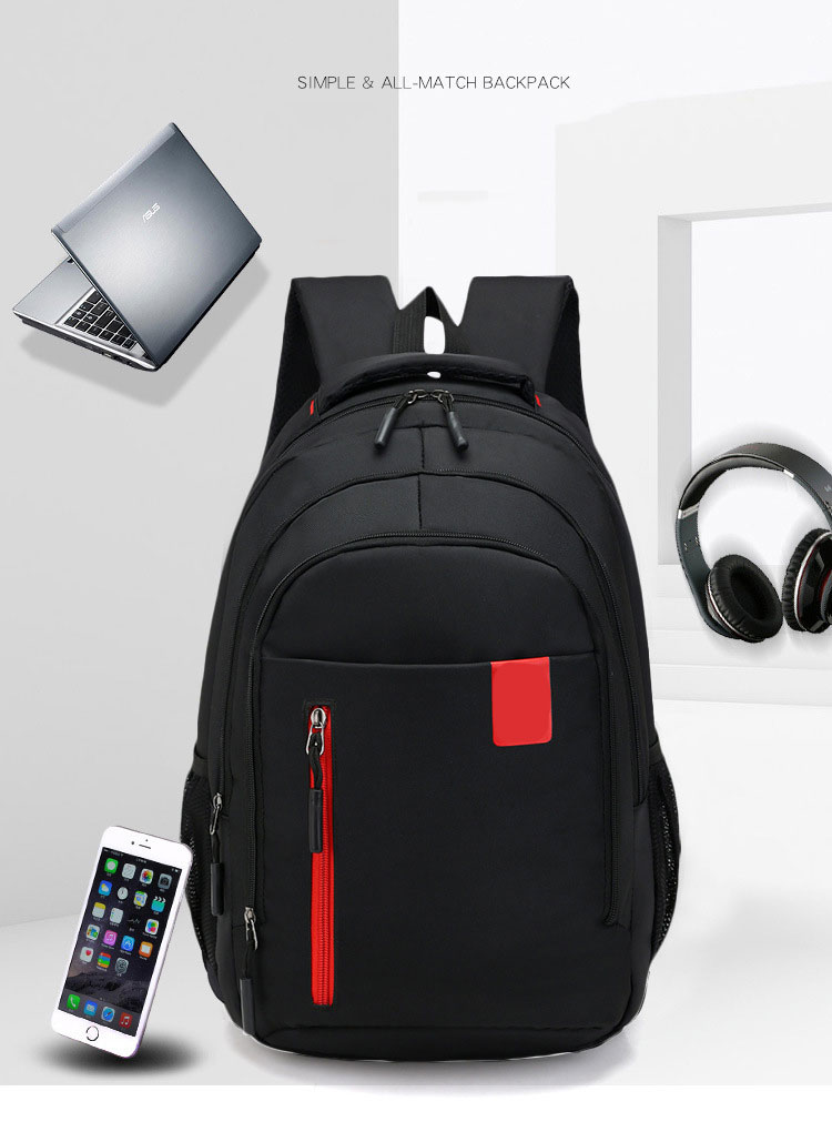 Private Label Waterproof Backpack With Laptop Pocket , Oxford Unisex Travel Backpack