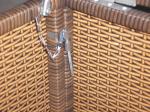 Brown Resin Wicker Storage Box