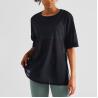 Buy cheap Double Sided Brocade Mesh Stitching Casual Sports Top Fitness Women'S Short Sleeve T - Shirt from wholesalers