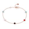 Buy cheap 18cm 1.1g Four Leaf Bracelet Mermaid Tail Cubic Zirconia Bracelet SGS from wholesalers