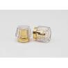 Buy cheap Non Spill Gold Aluminum Perfume Bottle Lid Textured Design With Concave Collar from wholesalers