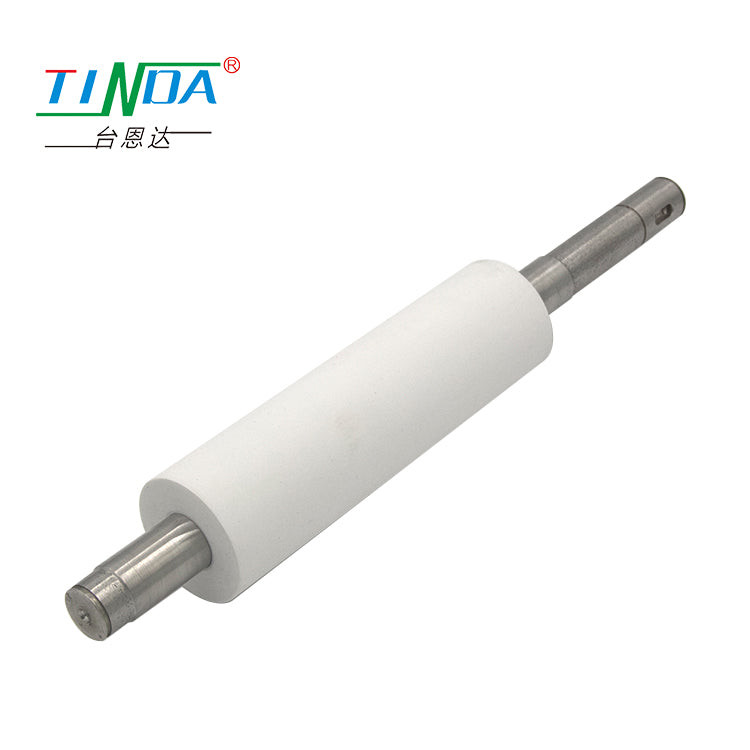 Lightweight Textile Rubber Roller FDA Grade Rubber Coated Conveyor Rollers