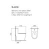 Buy cheap Elongated One Piece Toilet Ceramic Low Tank Siphonic Single Piece Toilet S Trap from wholesalers